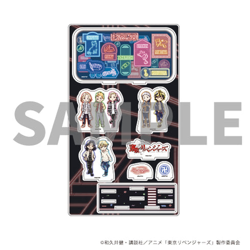 『東京リベンジャーズ』プレミアム アクリルジオラマプレート 01/集合デザイン ネオンver. (グラフアート)